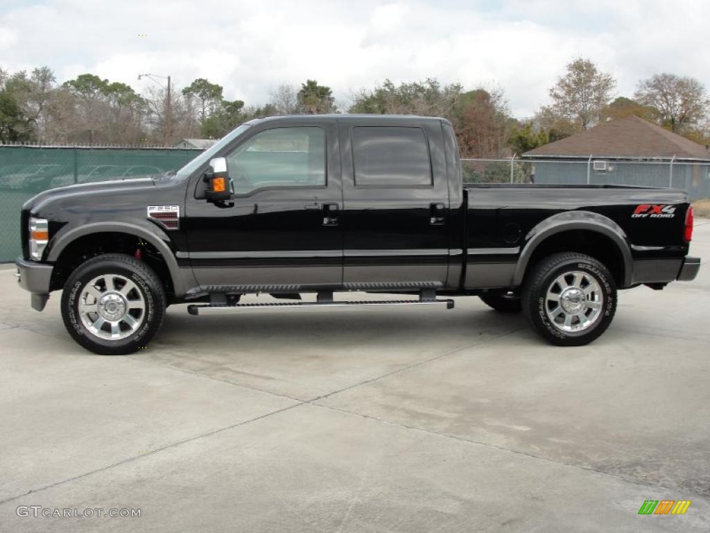 2009 F250 Super Duty FX4 Crew Cab 4x4 - Black / FX4 Black photo #6