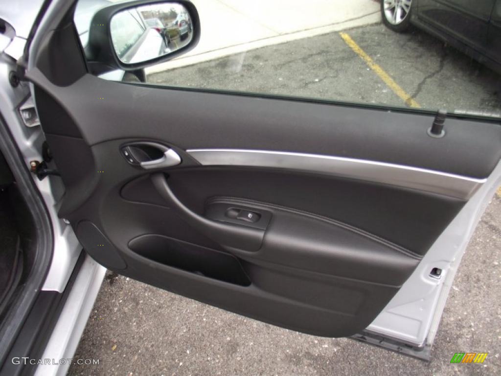 2008 Saab 9-3 Aero SportCombi Wagon Black/Parchment Door Panel Photo #45563831