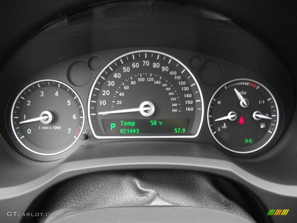 2008 Saab 9-3 Aero SportCombi Wagon Gauges Photo #45563903