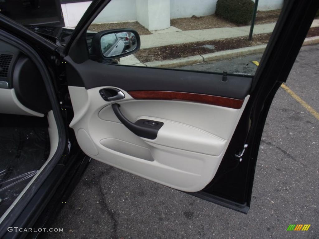 2008 Saab 9-3 2.0T Sport Sedan Parchment Door Panel Photo #45564135