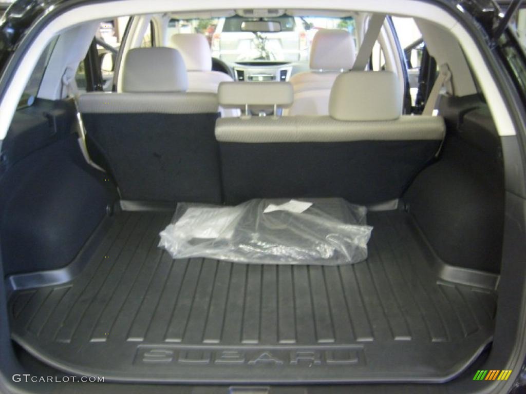 2011 Outback 2.5i Premium Wagon - Crystal Black Silica / Warm Ivory photo #5