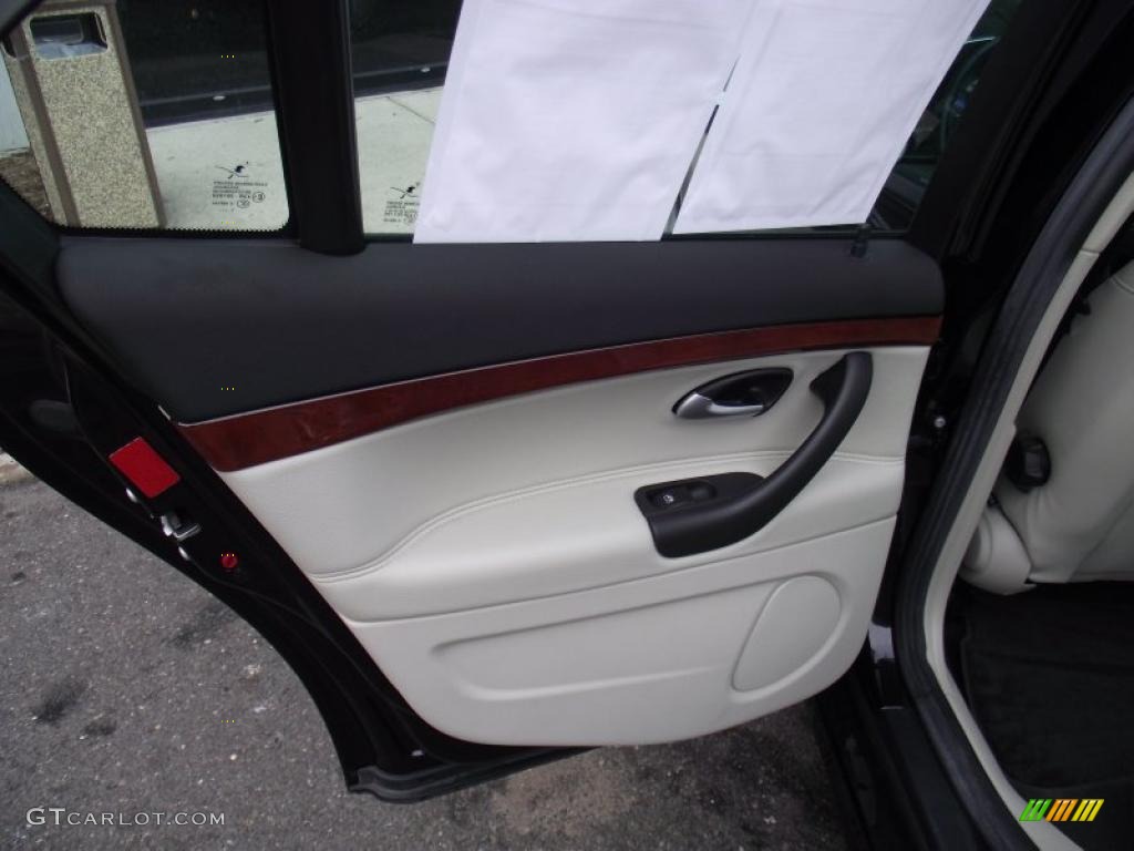 2008 Saab 9-3 2.0T Sport Sedan Parchment Door Panel Photo #45564171