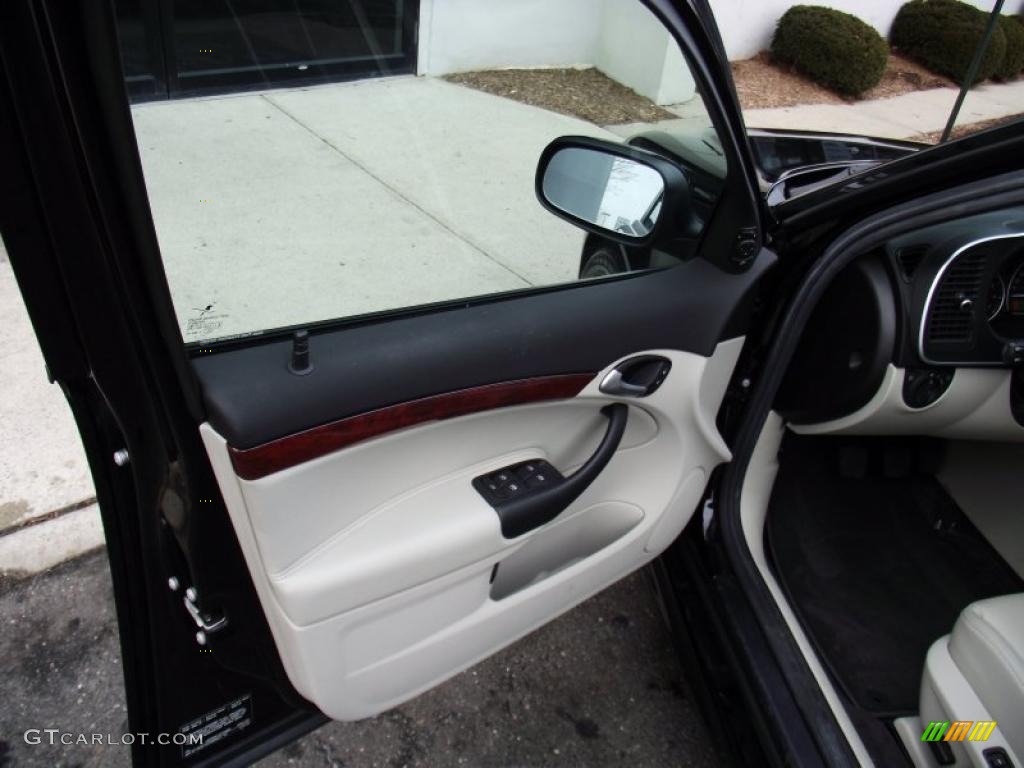 2008 Saab 9-3 2.0T Sport Sedan Parchment Door Panel Photo #45564195