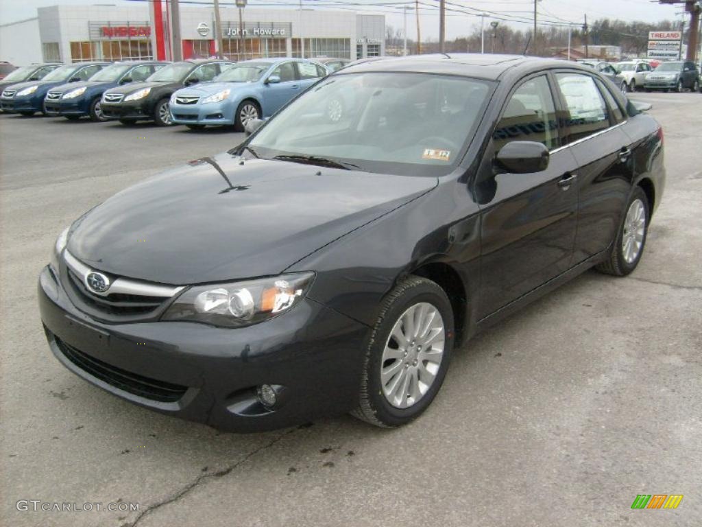 Dark Gray Metallic 2011 Subaru Impreza 2.5i Premium Sedan Exterior Photo #45564727