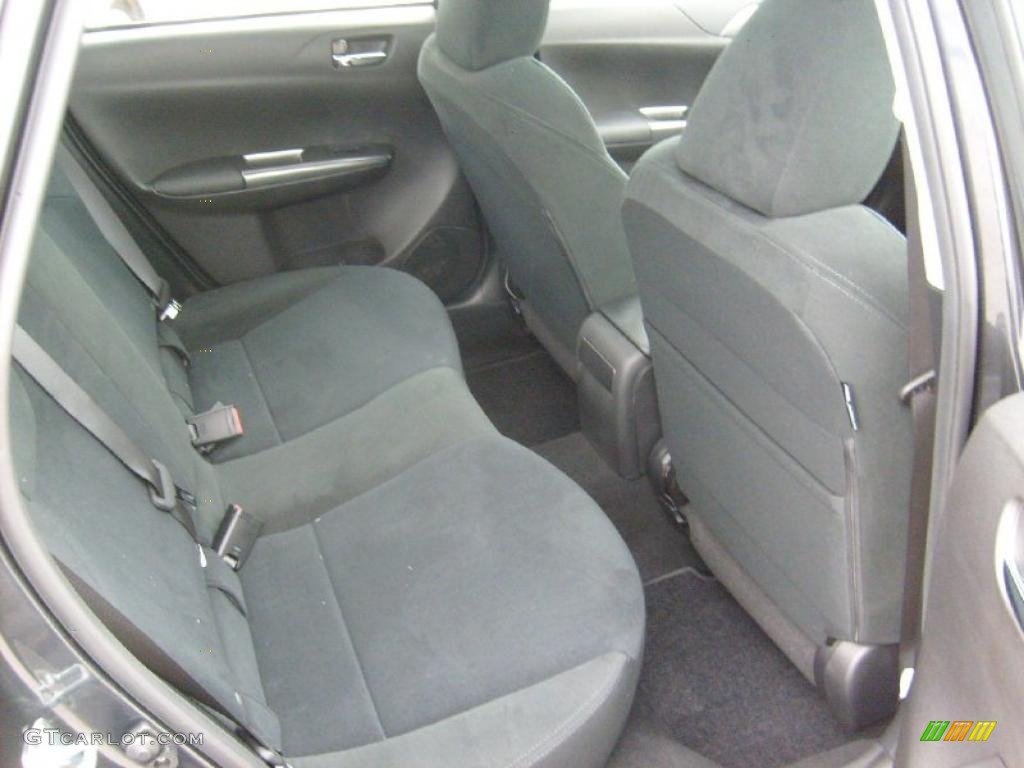 Carbon Black Interior 2011 Subaru Impreza 2.5i Premium Sedan Photo #45564915