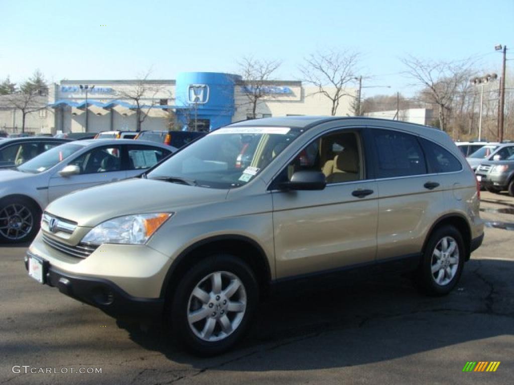 2008 CR-V EX 4WD - Borrego Beige Metallic / Ivory photo #1