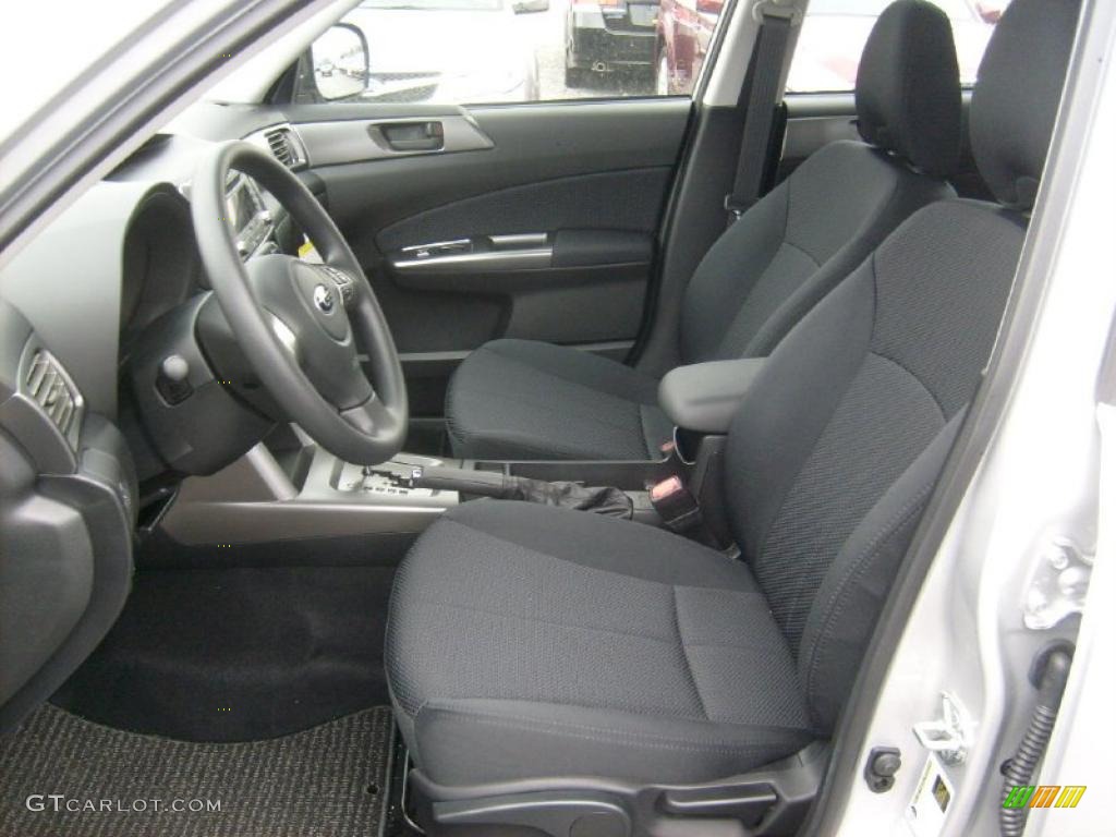 Black Interior 2011 Subaru Forester 2.5 X Photo #45566031