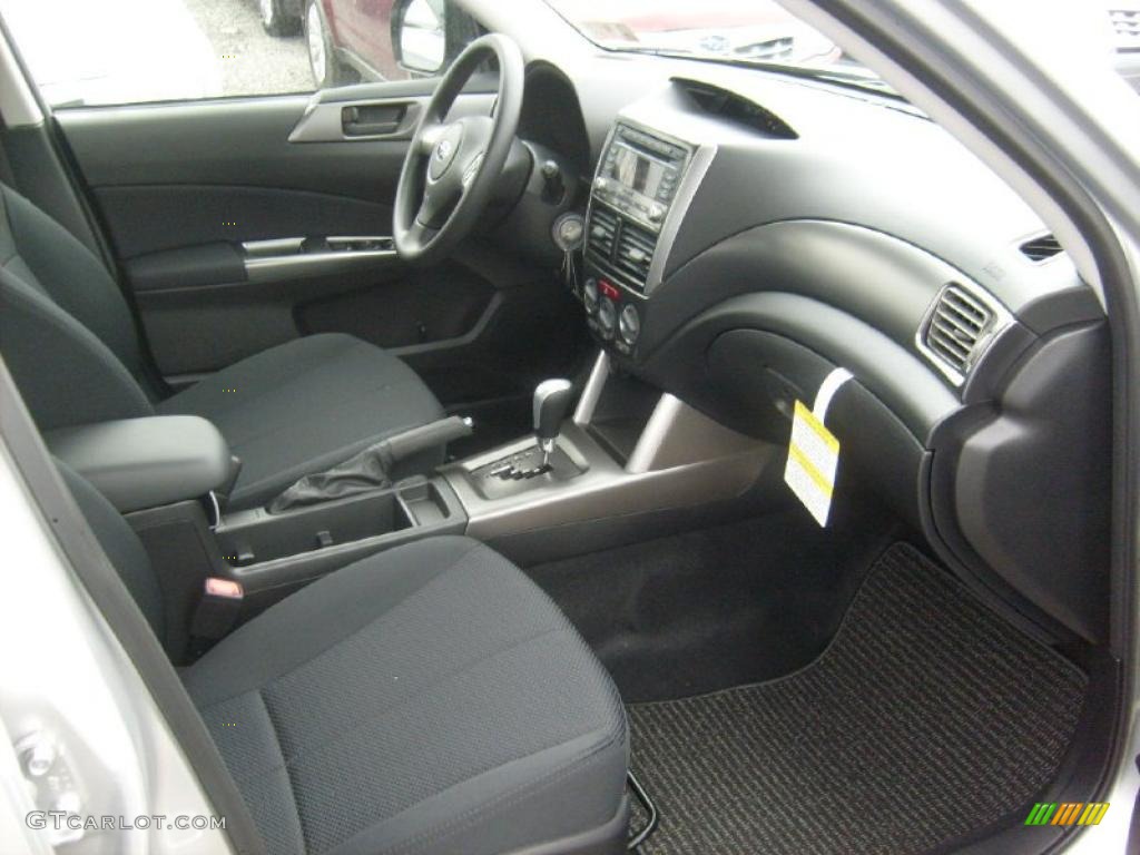 Black Interior 2011 Subaru Forester 2.5 X Photo #45566043