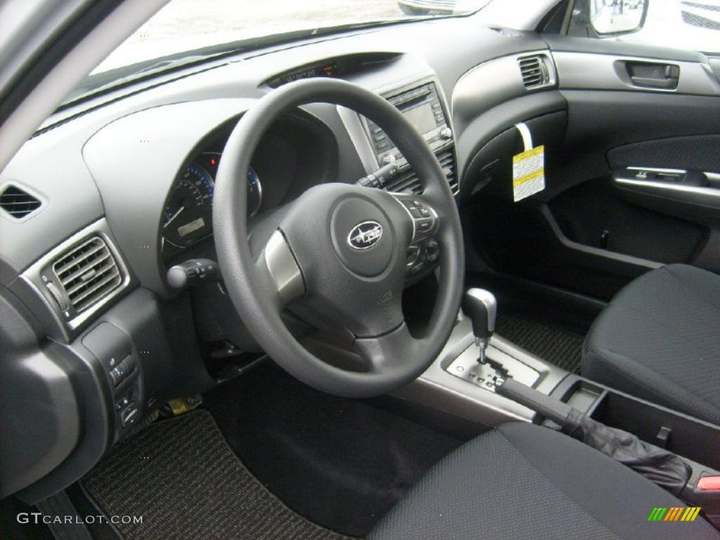 Black Interior 2011 Subaru Forester 2.5 X Photo #45566071