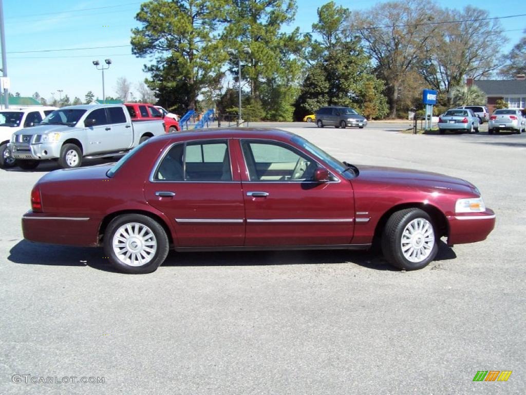 2009 Grand Marquis LS - Dark Toreador Red Metallic / Light Camel photo #4