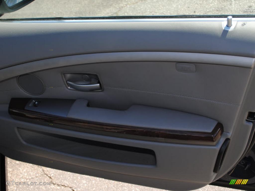 2008 7 Series 750Li Sedan - Monaco Blue Metallic / Flannel Grey photo #4