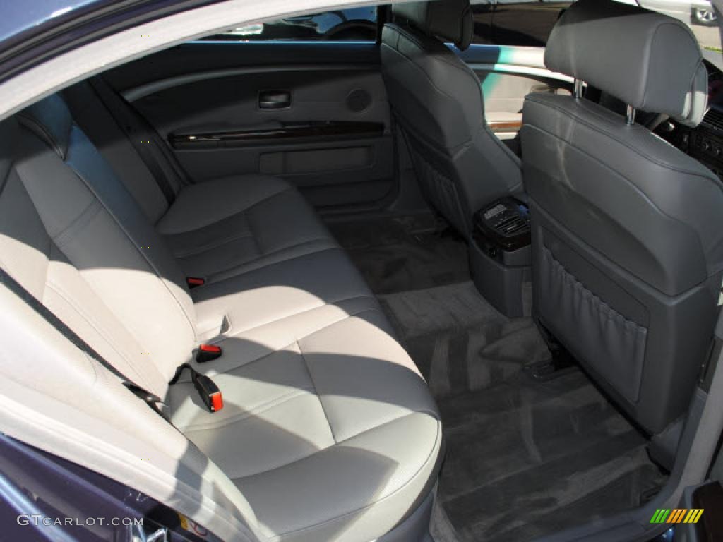 2008 7 Series 750Li Sedan - Monaco Blue Metallic / Flannel Grey photo #5