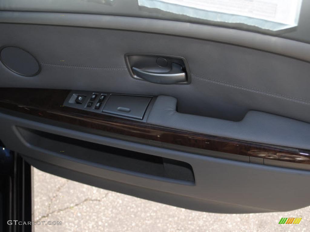 2008 7 Series 750Li Sedan - Monaco Blue Metallic / Flannel Grey photo #6