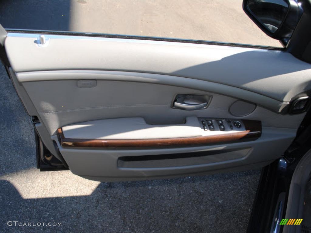 2008 7 Series 750Li Sedan - Monaco Blue Metallic / Flannel Grey photo #16