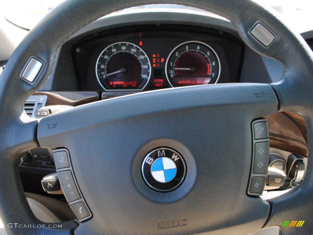 2008 7 Series 750Li Sedan - Monaco Blue Metallic / Flannel Grey photo #20
