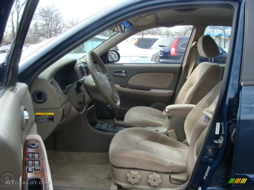 Beige Interior 2000 Hyundai Sonata GLS V6 Photo #45567731