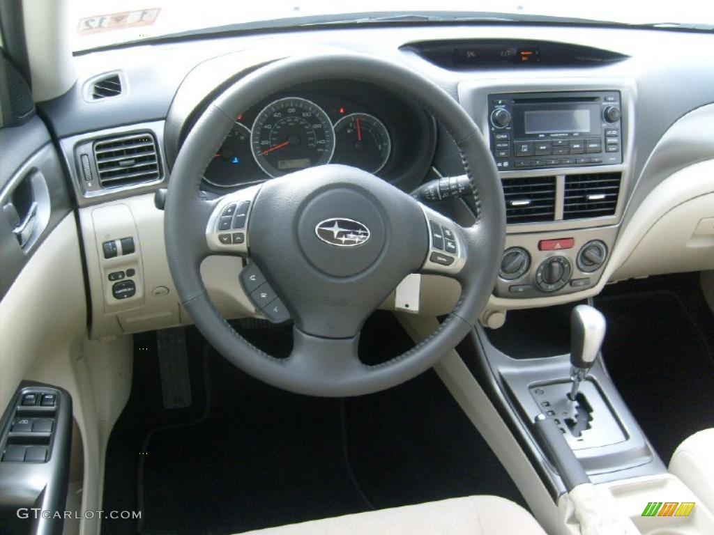 2011 Subaru Impreza 2.5i Premium Wagon Ivory Dashboard Photo #45567967