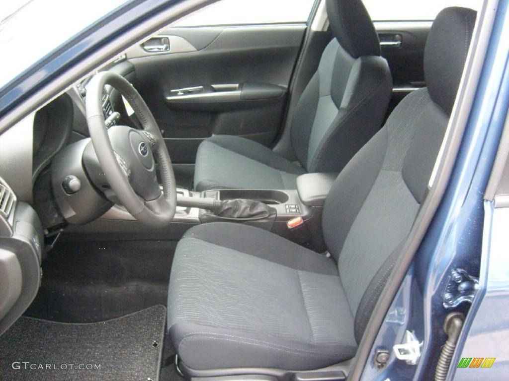 Carbon Black Interior 2011 Subaru Impreza Outback Sport Wagon Photo #45568187