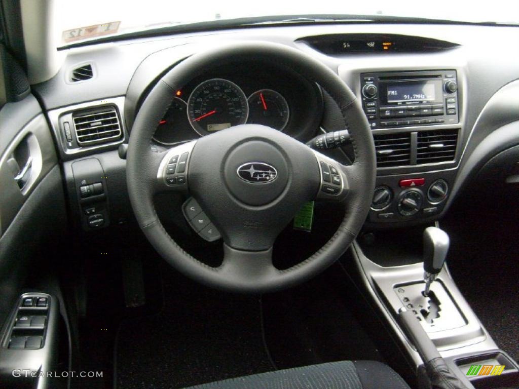 2011 Subaru Impreza Outback Sport Wagon Carbon Black Dashboard Photo #45568199