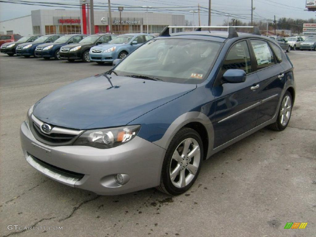 Marine Blue Pearl 2011 Subaru Impreza Outback Sport Wagon Exterior Photo #45568215