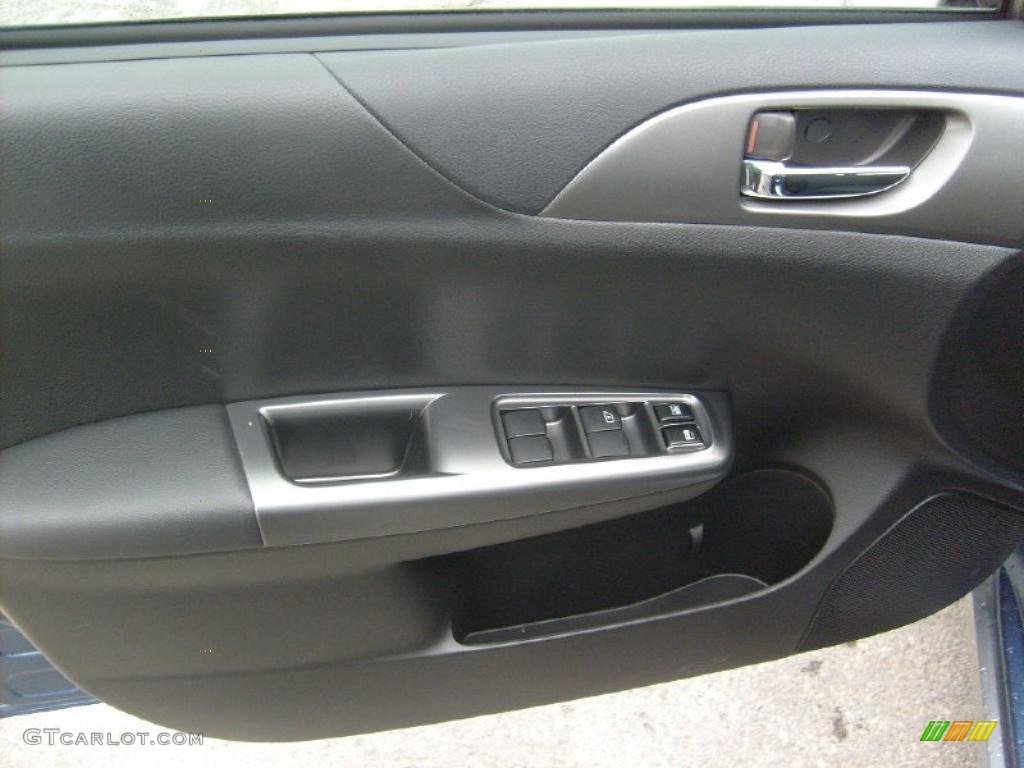 2011 Subaru Impreza Outback Sport Wagon Carbon Black Door Panel Photo #45568555