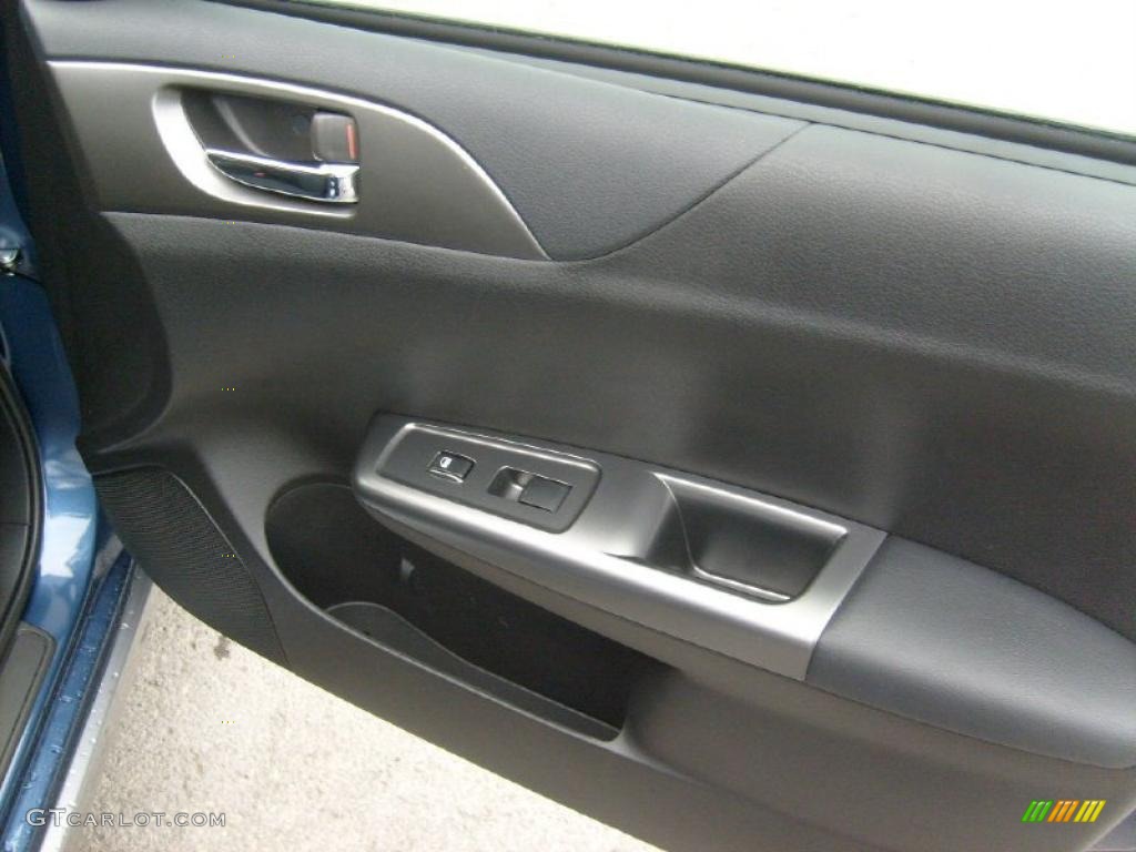 2011 Subaru Impreza Outback Sport Wagon Carbon Black Door Panel Photo #45568591