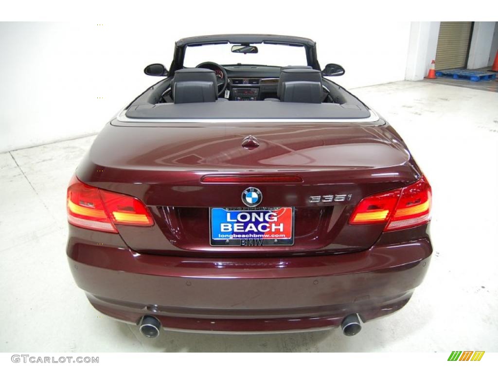 2008 3 Series 335i Convertible - Barbera Red Metallic / Black Dakota Leather photo #7