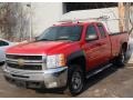 2007 Victory Red Chevrolet Silverado 2500HD LT Extended Cab 4x4  photo #1