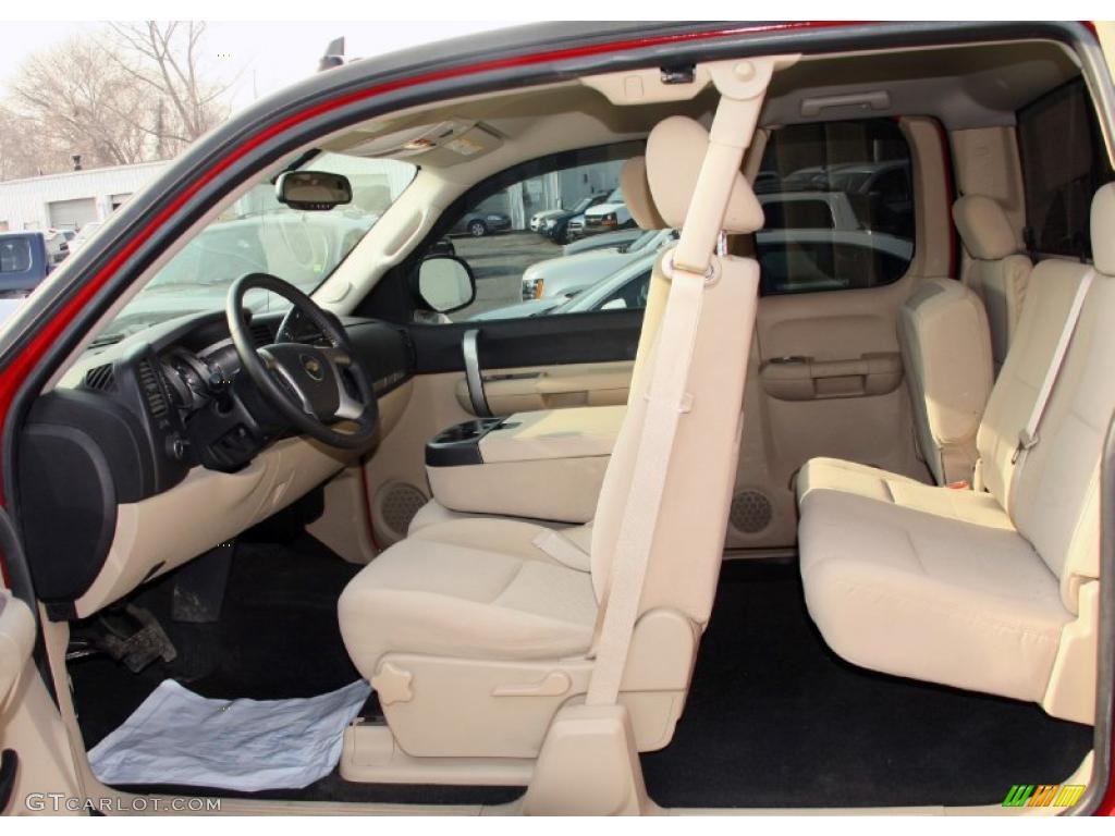 Light Cashmere/Ebony Interior 2007 Chevrolet Silverado 2500HD LT Extended Cab 4x4 Photo #45569779