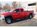 2007 Victory Red Chevrolet Silverado 2500HD LT Extended Cab 4x4  photo #10