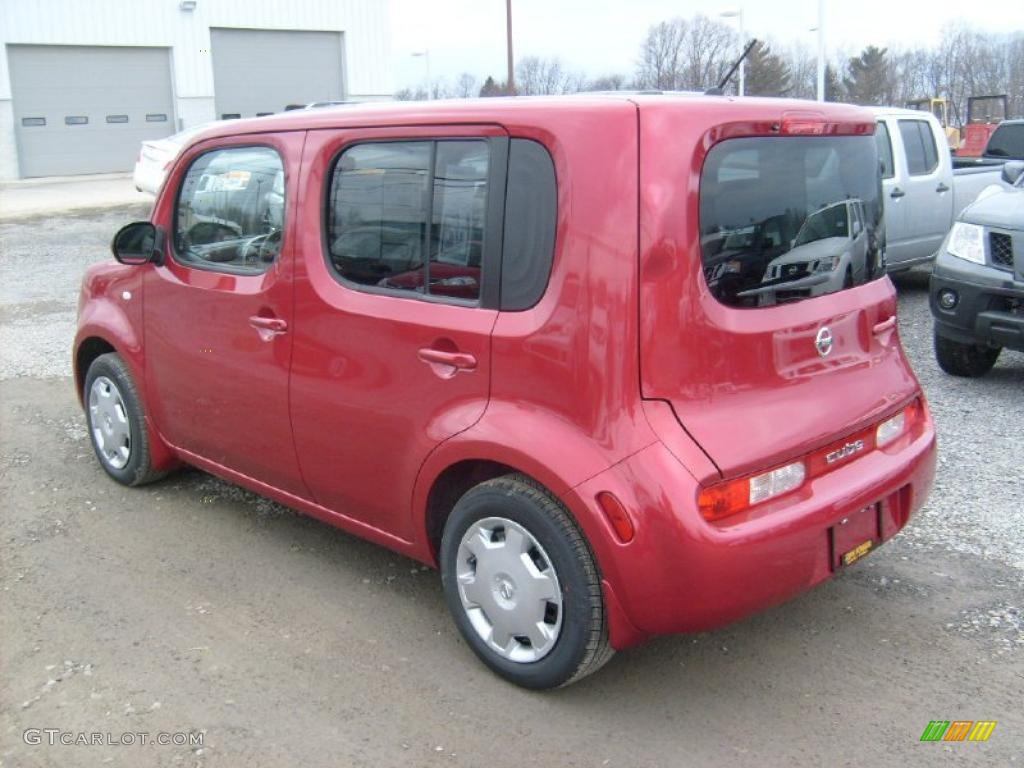 Scarlet Red Metallic 2011 Nissan Cube 1.8 S Exterior Photo #45569831