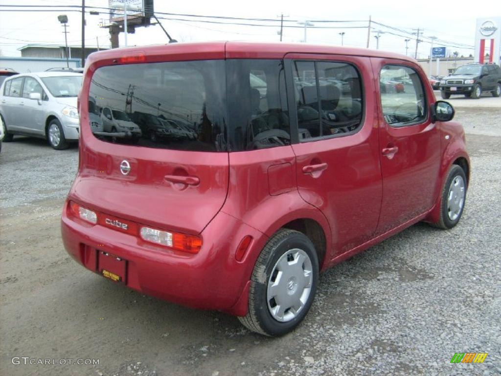 Scarlet Red Metallic 2011 Nissan Cube 1.8 S Exterior Photo #45569851