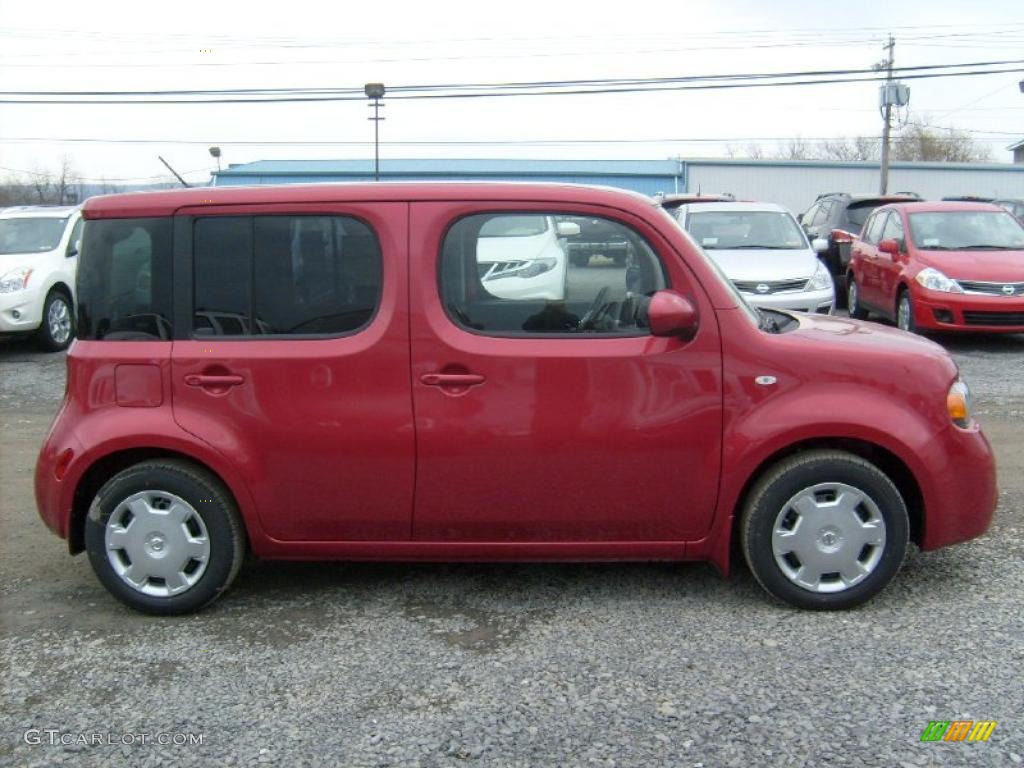 Scarlet Red Metallic 2011 Nissan Cube 1.8 S Exterior Photo #45569859