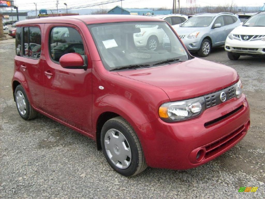 Scarlet Red Metallic 2011 Nissan Cube 1.8 S Exterior Photo #45569865