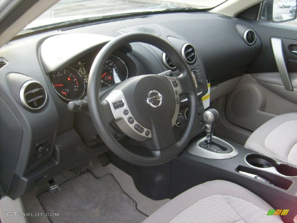 Gray Interior 2011 Nissan Rogue SV AWD Photo #45570222