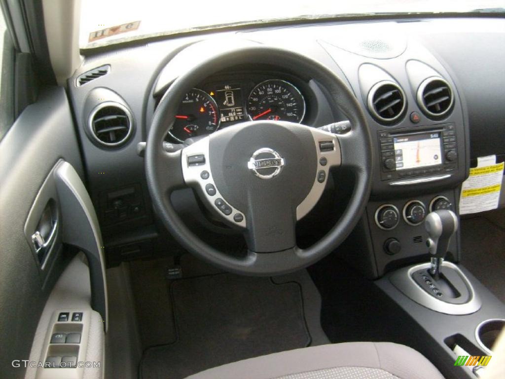 2011 Nissan Rogue SV AWD Gray Dashboard Photo #45570251