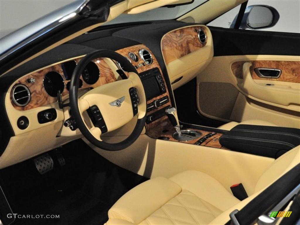 Magnolia/Imperial Blue Interior 2010 Bentley Continental GTC Mulliner Photo #45570294