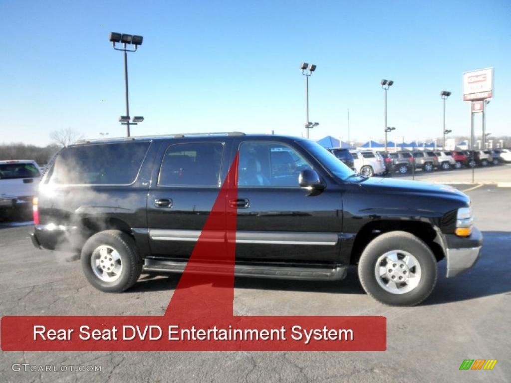 2003 Suburban 1500 LT - Black / Gray/Dark Charcoal photo #1
