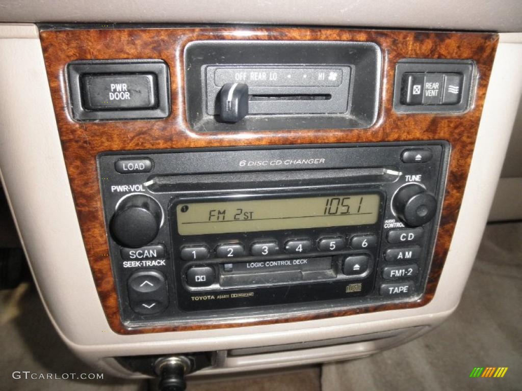 2000 Sienna XLE - Sunfire Red Pearl / Gray photo #7