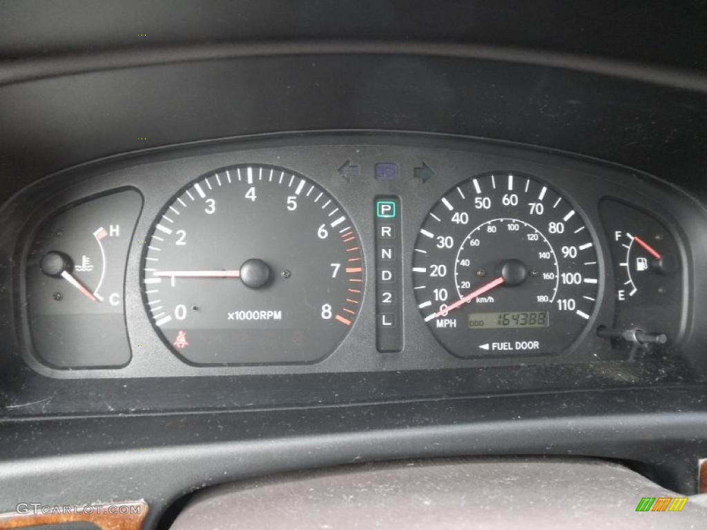 2000 Sienna XLE - Sunfire Red Pearl / Gray photo #10