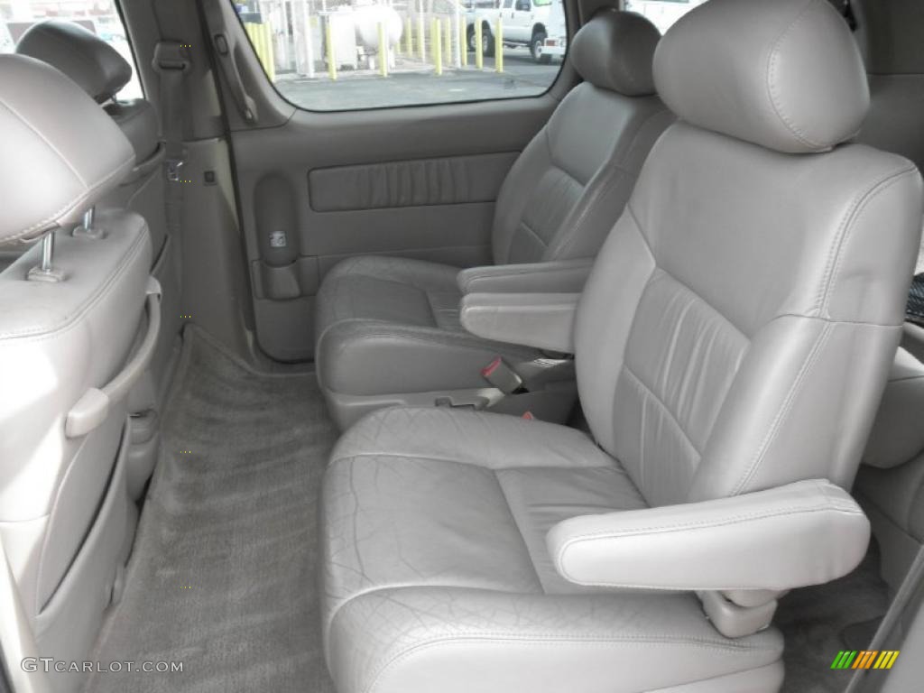 2000 Sienna XLE - Sunfire Red Pearl / Gray photo #16