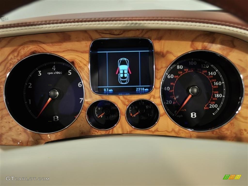 2010 Bentley Continental GTC Standard Continental GTC Model Gauges Photo #45570895