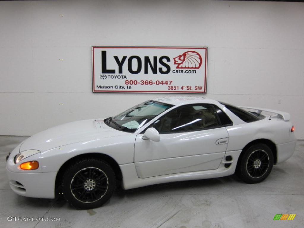 1996 3000GT SL Coupe - Glacier White Pearl / Beige photo #1