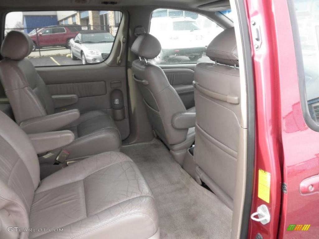 2000 Sienna XLE - Sunfire Red Pearl / Gray photo #22