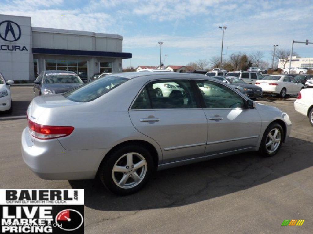 2003 Accord EX-L Sedan - Satin Silver Metallic / Black photo #7