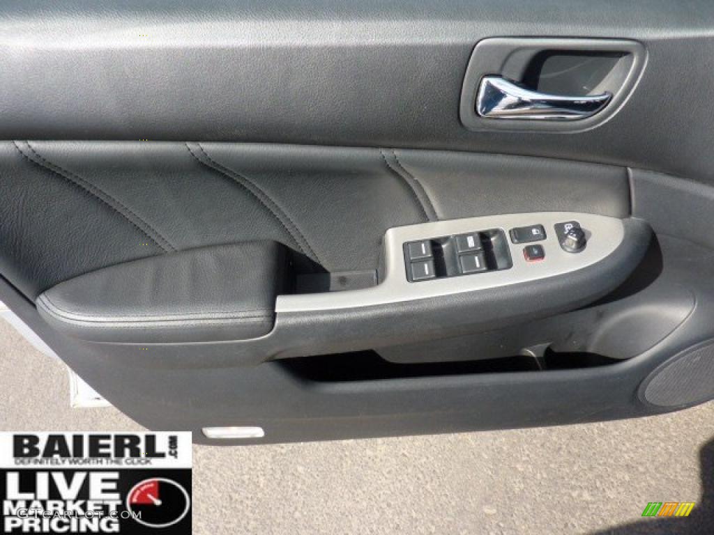2003 Accord EX-L Sedan - Satin Silver Metallic / Black photo #12
