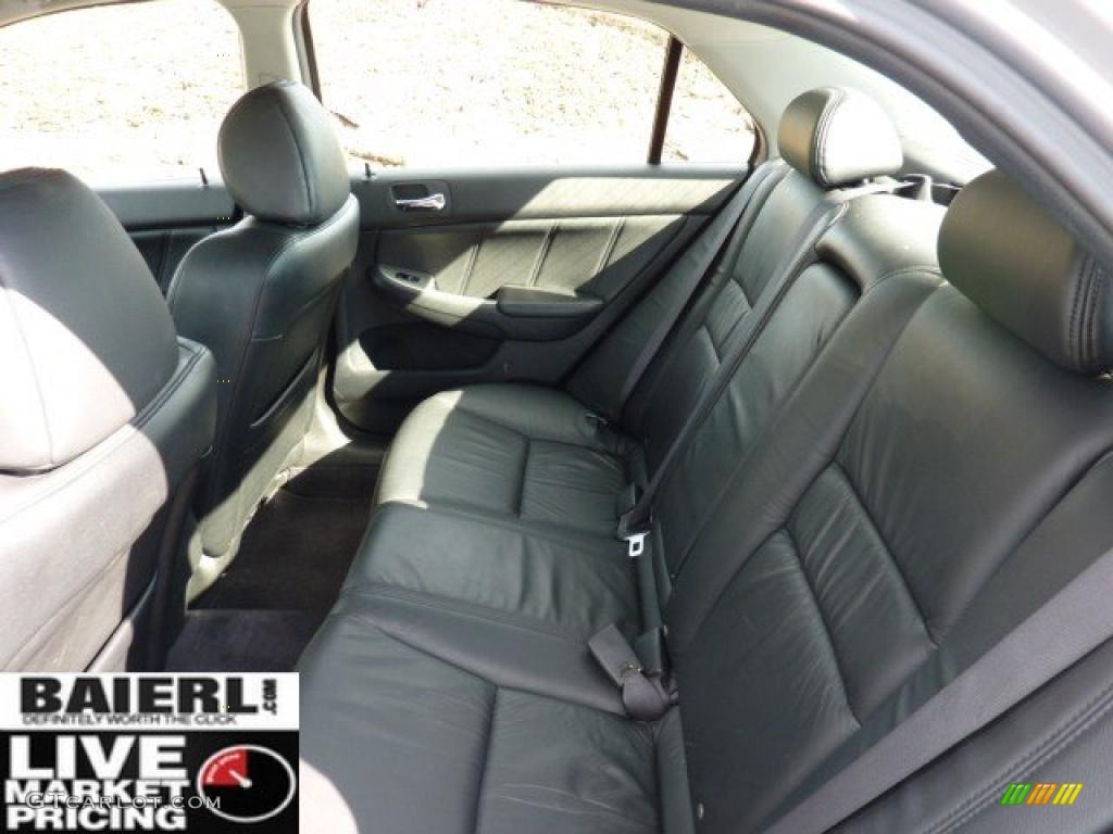 2003 Accord EX-L Sedan - Satin Silver Metallic / Black photo #14