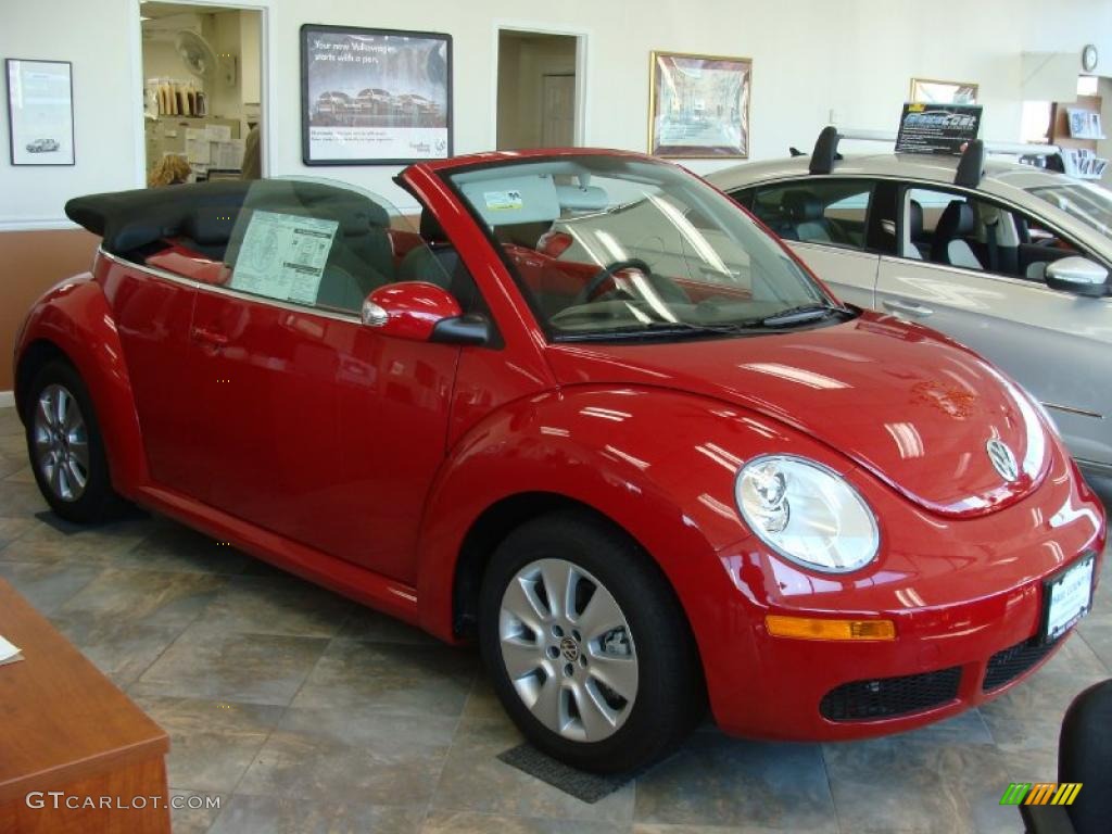 Salsa Red 2010 Volkswagen New Beetle 2.5 Convertible Exterior Photo #45571611