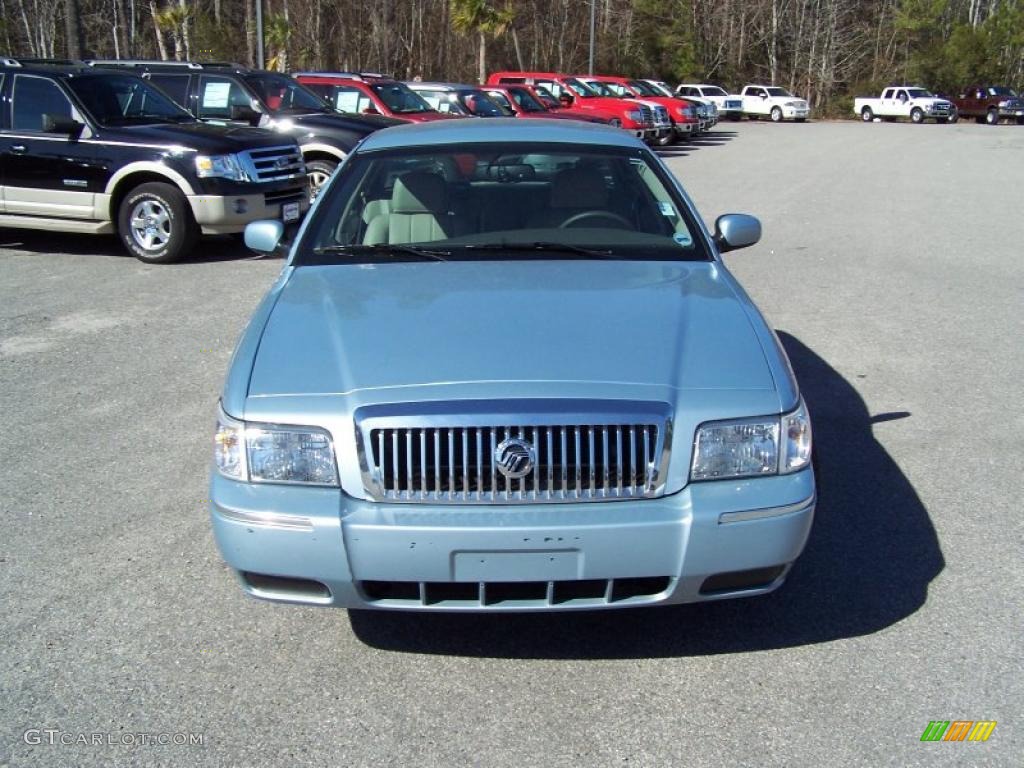 2010 Grand Marquis LS Ultimate Edition - Light Ice Blue Metallic / Medium Light Stone photo #2