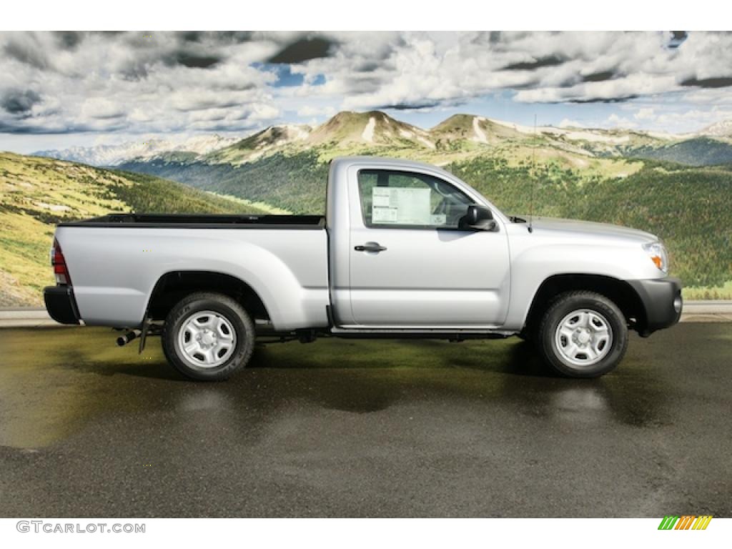 Silver Streak Mica 2011 Toyota Tacoma Regular Cab Exterior Photo #45573798